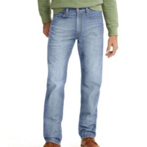 Men's Levi's 505 Eco-Ease Regular-Fit Stretch Jeans, Light Blue, 38 X 30